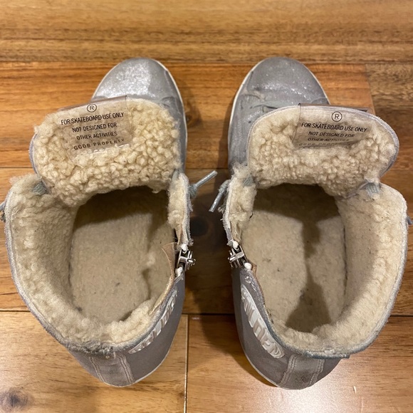 Golden Goose Silver High-Top Sneakers - Picture 7 of 10